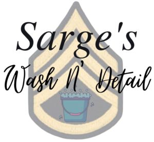 site logo with Sargent badge and blue bucket